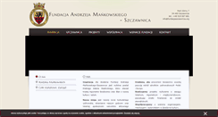 Desktop Screenshot of fundacjaszczawnica.org