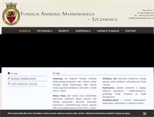 Tablet Screenshot of fundacjaszczawnica.org